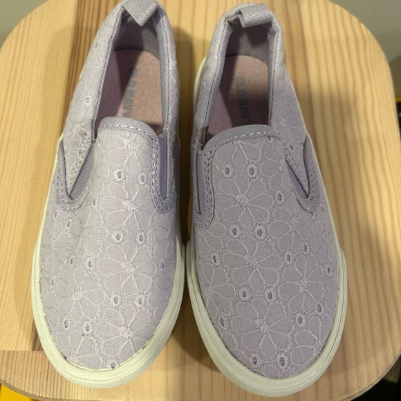 Lavender Floral Slip-On Shoes - Picture 7 of 9